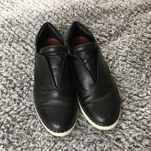 Mulberry Black gold studded sneakers